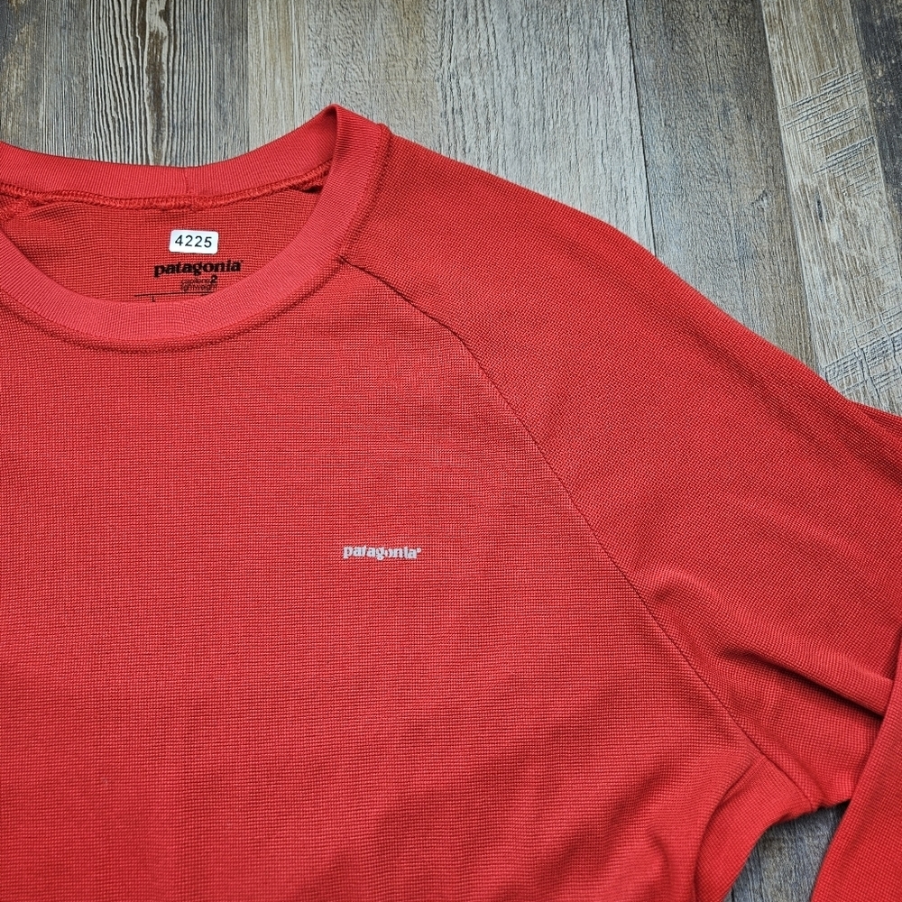 Patagonia Capilene Lightweight 2 Baselayer Men's Large Red - Picture 2 of 8